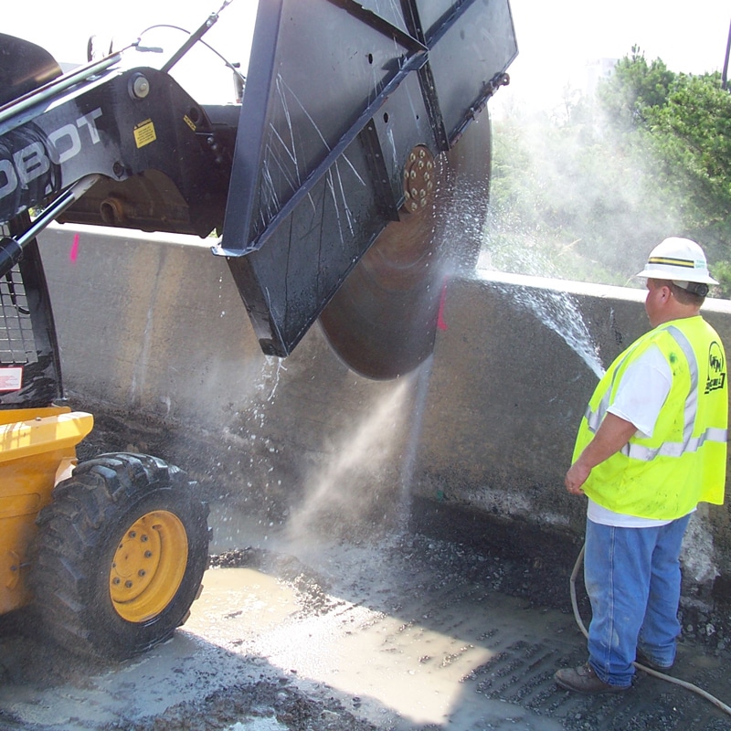 Skid Steer Saw, Skid Steer Attachments Rock Tools Attachments, LLC